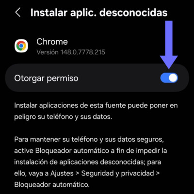Instalar la aplicación UP-X